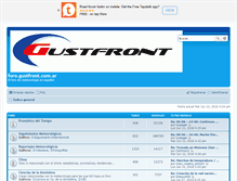 Tablet Screenshot of foro.gustfront.com.ar